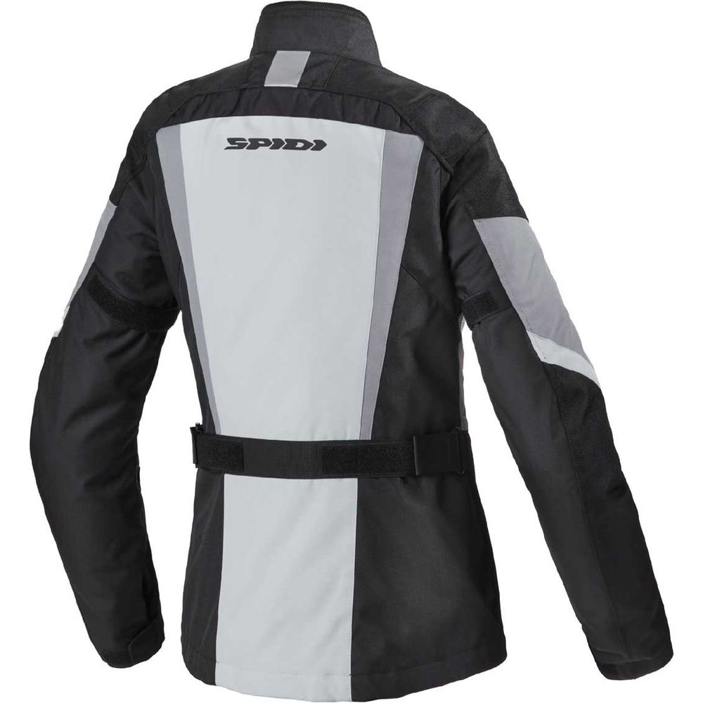 Spidi Traveler 2 H2Out Ladies Textile Jacket Ice / Black (Image 2) - ThrottleChimp