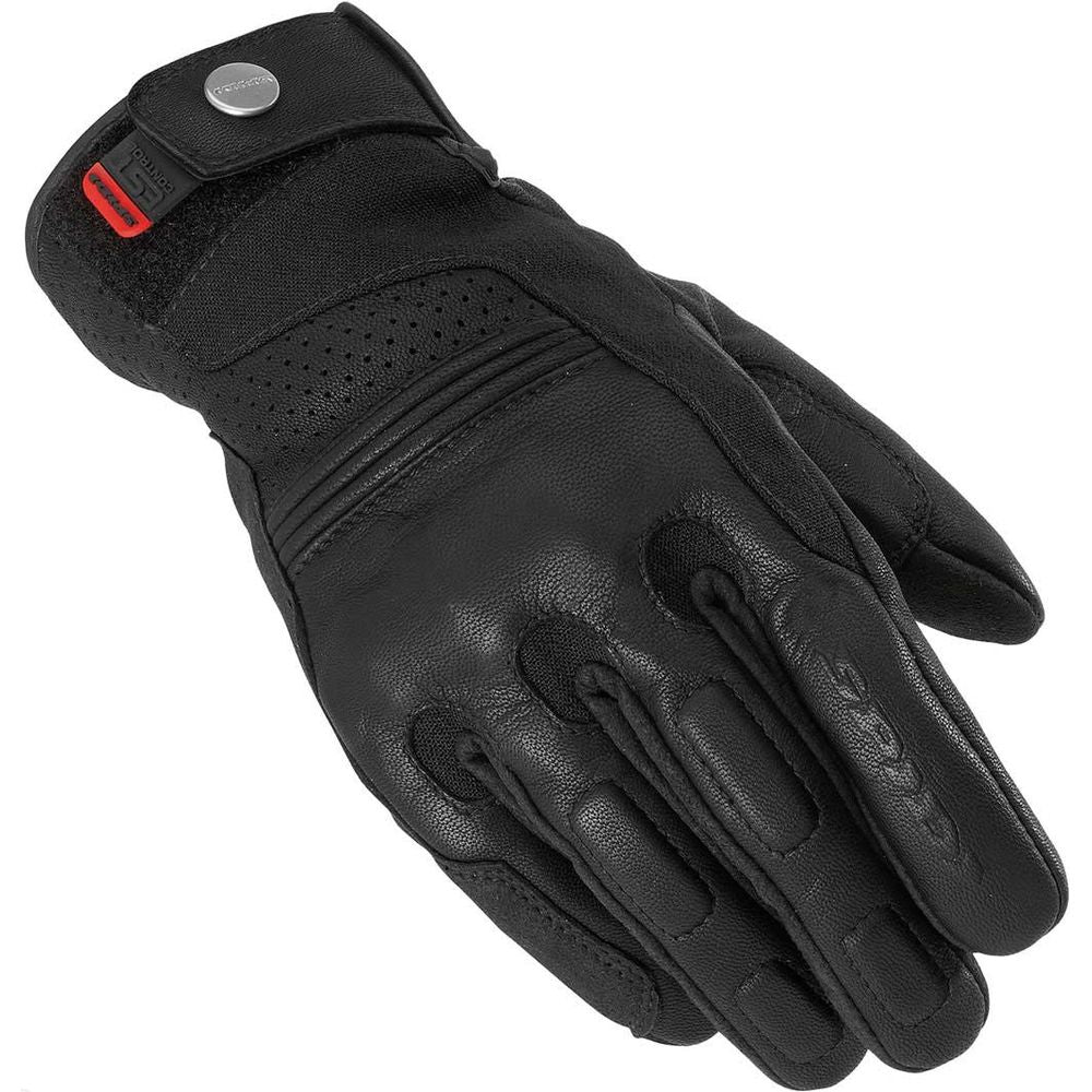 Spidi Urban Leather Gloves Black - ThrottleChimp