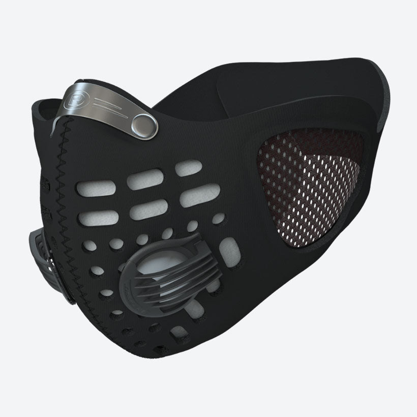 Respro Sportsta Face Mask For Pollen Black (Image 2) - ThrottleChimp