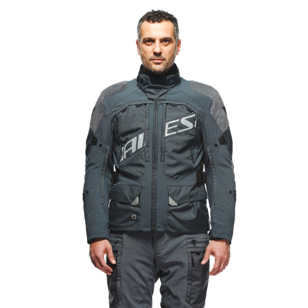 Dainese Springbok 3L Absoluteshell All Weather Textile Jacket Iron-Gate Grey (Image 5) - ThrottleChimp