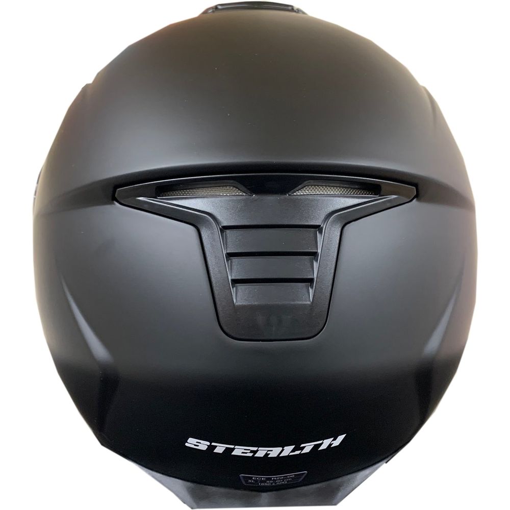 Stealth V159 Flip-Up Helmet Plain Matt Black (Image 5) - ThrottleChimp