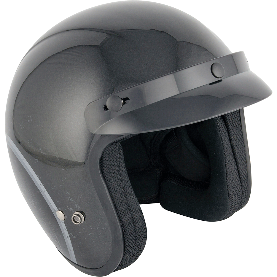 Stealth HD320 Speedo Open Face Helmet Black - ThrottleChimp