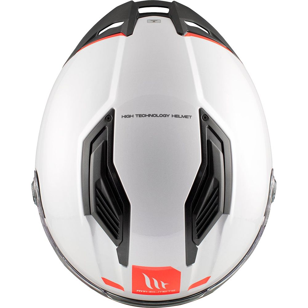 MT Stinger 2 A0 Full Face Helmet Gloss White FREE 1 YEAR Returns, FREE UK Delivery | ThrottleChimp