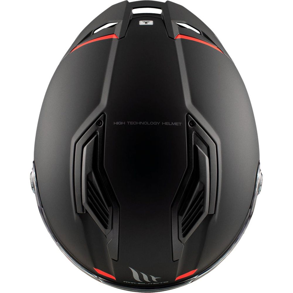 MT Stinger 2 A1 Full Face Helmet Matt Black (Image 10) - ThrottleChimp