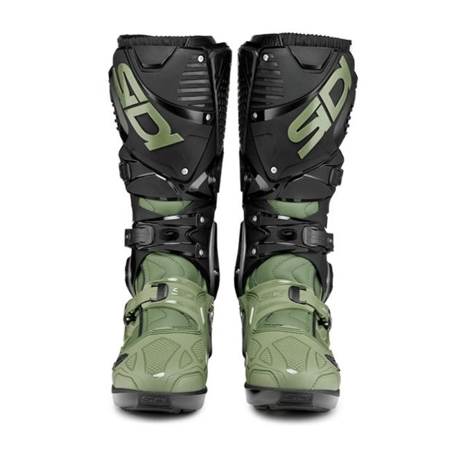 Sidi Crossfire 3 SRS CE Boots Army / Black (Image 4) - ThrottleChimp