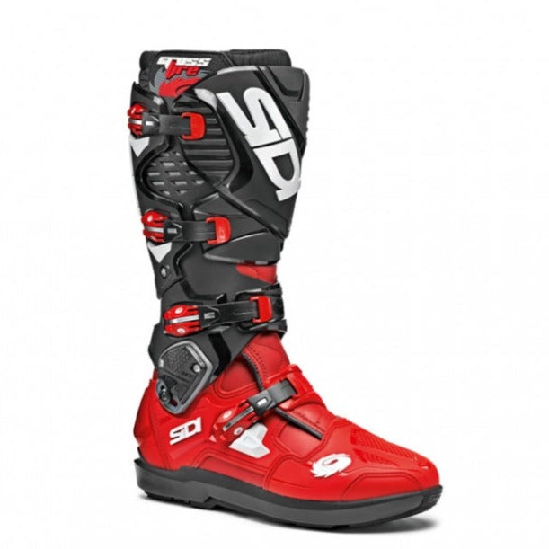 Sidi Crossfire 3 SRS CE Boots Red / Red / Black (Image 2) - ThrottleChimp