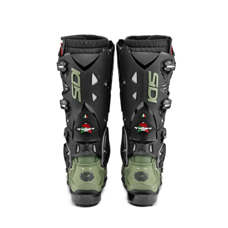 Sidi Crossfire 3 SRS CE Boots Army / Black (Image 3) - ThrottleChimp