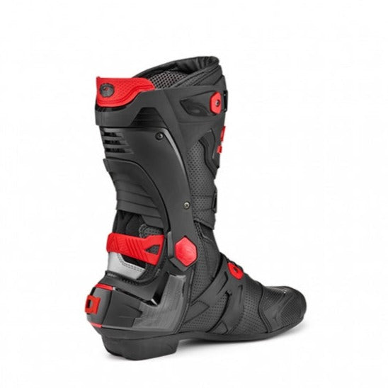 Sidi Rex Air CE Boots Black / Red FREE 1 YEAR Returns, FREE UK Delivery | ThrottleChimp