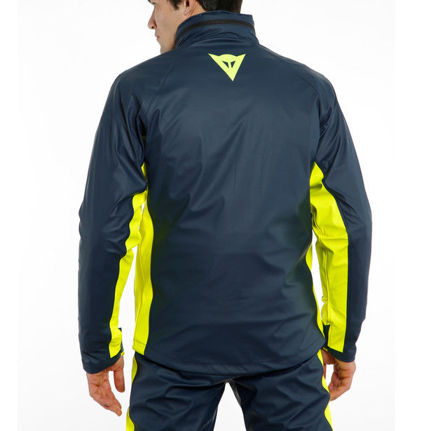 Dainese Storm 2 Rain Over Jacket Black Iris / Fluo Yellow (Image 6) - ThrottleChimp