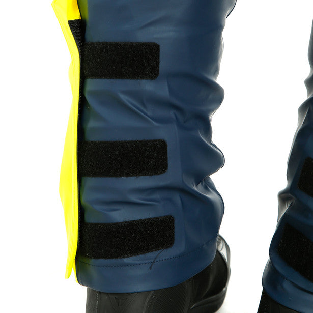 Dainese Storm 2 Rain Over Trouser Black Iris / Fluo Yellow (Image 7) - ThrottleChimp