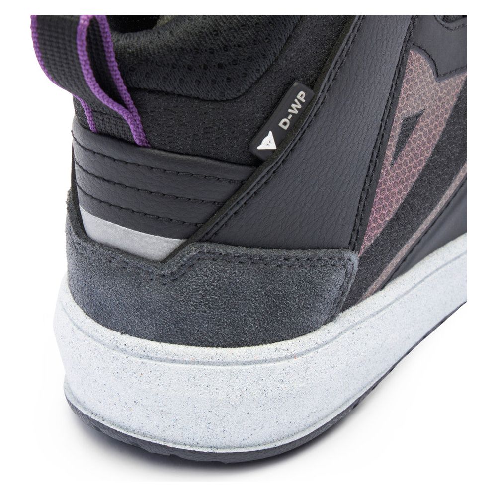 Dainese Suburb D-WP Ladies Shoes Black / White / Metal Purple