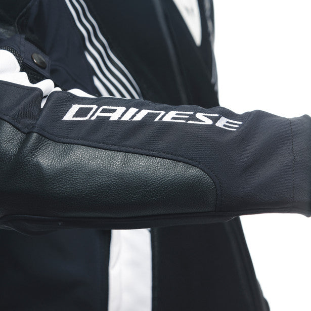 Dainese Super Rider 2 Absoluteshell Mesh Textile Jacket Black / Black / White (Image 10) - ThrottleChimp