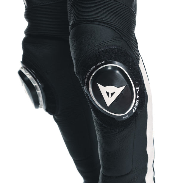 Dainese Super Speed Leather Trouser Black / White (Image 8) - ThrottleChimp