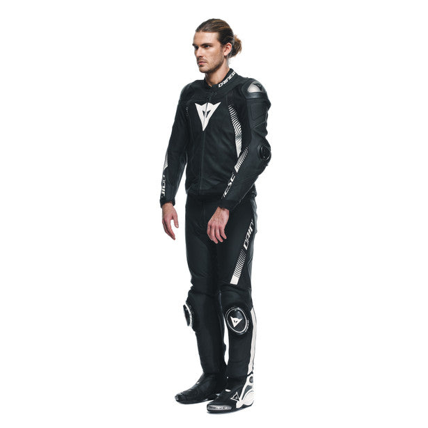 Dainese Super Speed Leather Trouser Black / White (Image 5) - ThrottleChimp