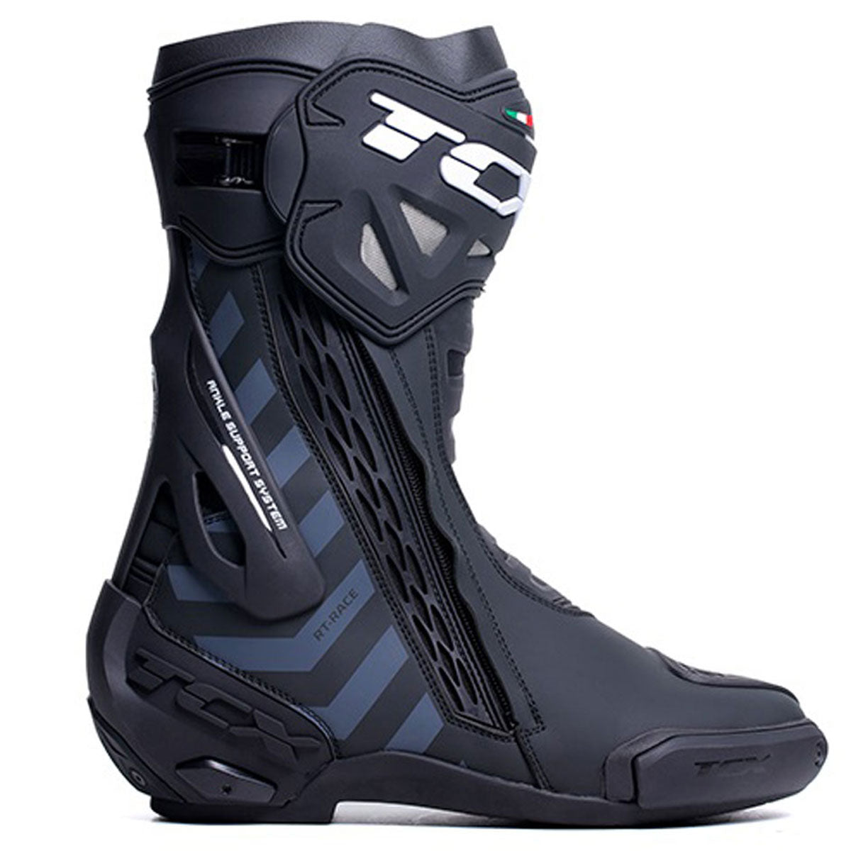 TCX RT Race Boots Black / Dark Grey (Image 2) - ThrottleChimp