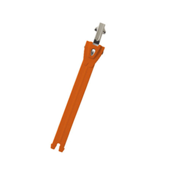 TCX Toothed Band & Puller Orange / Silver - 17cm - ThrottleChimp