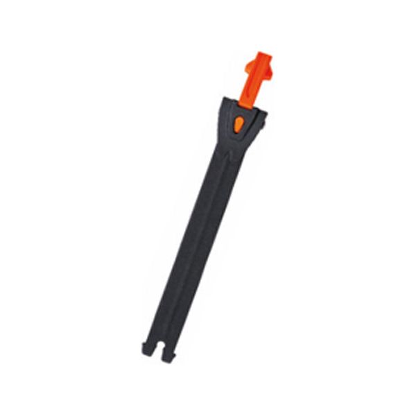 TCX Toothed Band & Puller Black / Fluo Orange - 17cm - ThrottleChimp