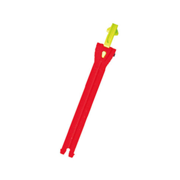TCX Toothed Band & Puller Red / Fluo Yellow - 17cm - ThrottleChimp
