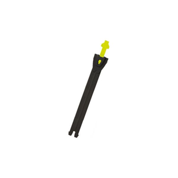 TCX Toothed Band & Puller Black / Fluo Yellow - 17cm - ThrottleChimp