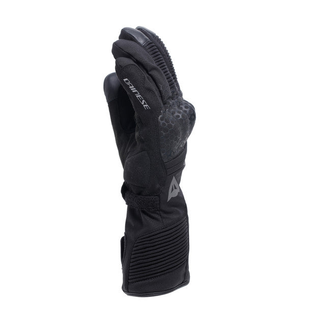 Dainese Tempest 2 D-Dry Long Thermal Textile Gloves Black (Image 4) - ThrottleChimp