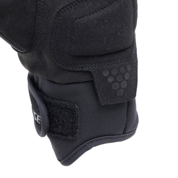 Dainese Tempest 2 D-Dry Short Thermal Textile Gloves Black (Image 9) - ThrottleChimp