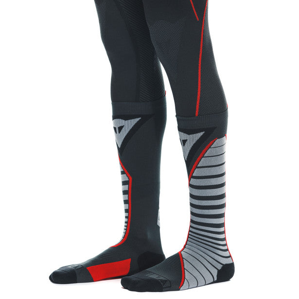 Dainese Thermo Long Socks Grey / Black (Image 3) - ThrottleChimp