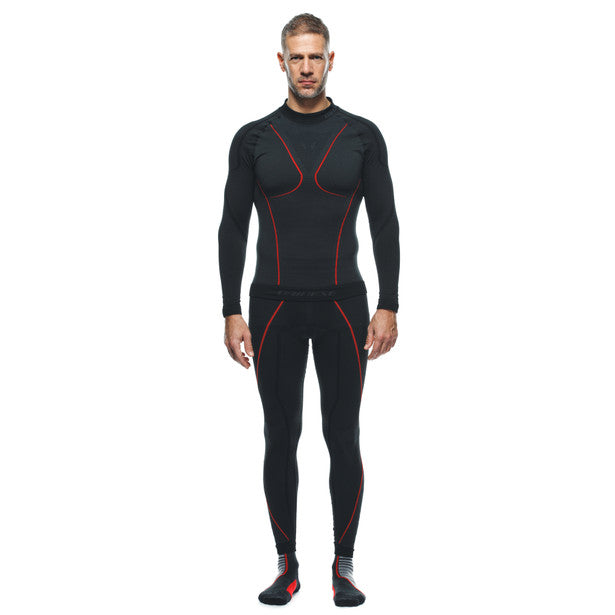 Dainese Thermo Long Sleeves Base Layer Top Black (Image 3) - ThrottleChimp