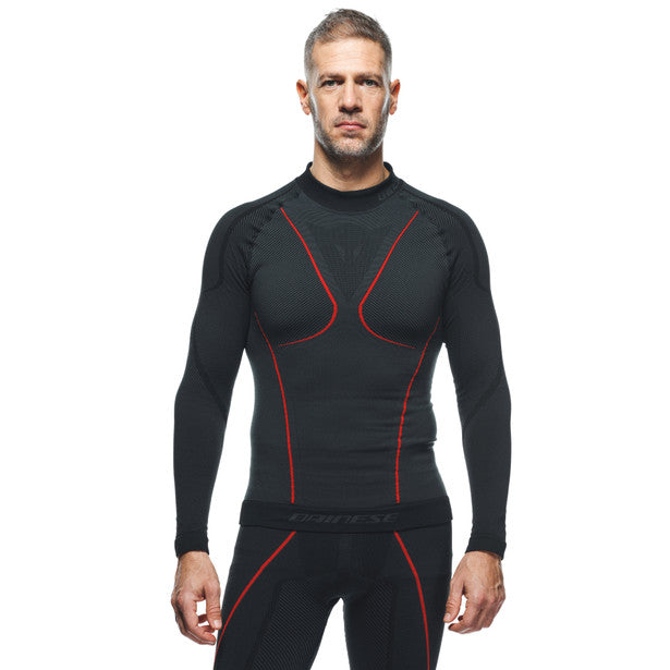 Dainese Thermo Long Sleeves Base Layer Top Black (Image 5) - ThrottleChimp