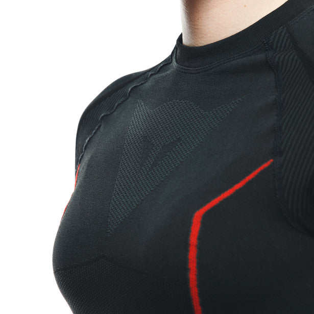 Dainese Thermo Ladies Long Sleeves Base Layer Top Black (Image 8) - ThrottleChimp