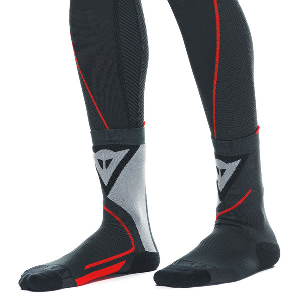 Dainese Thermo Mid Socks Grey / Black (Image 3) - ThrottleChimp