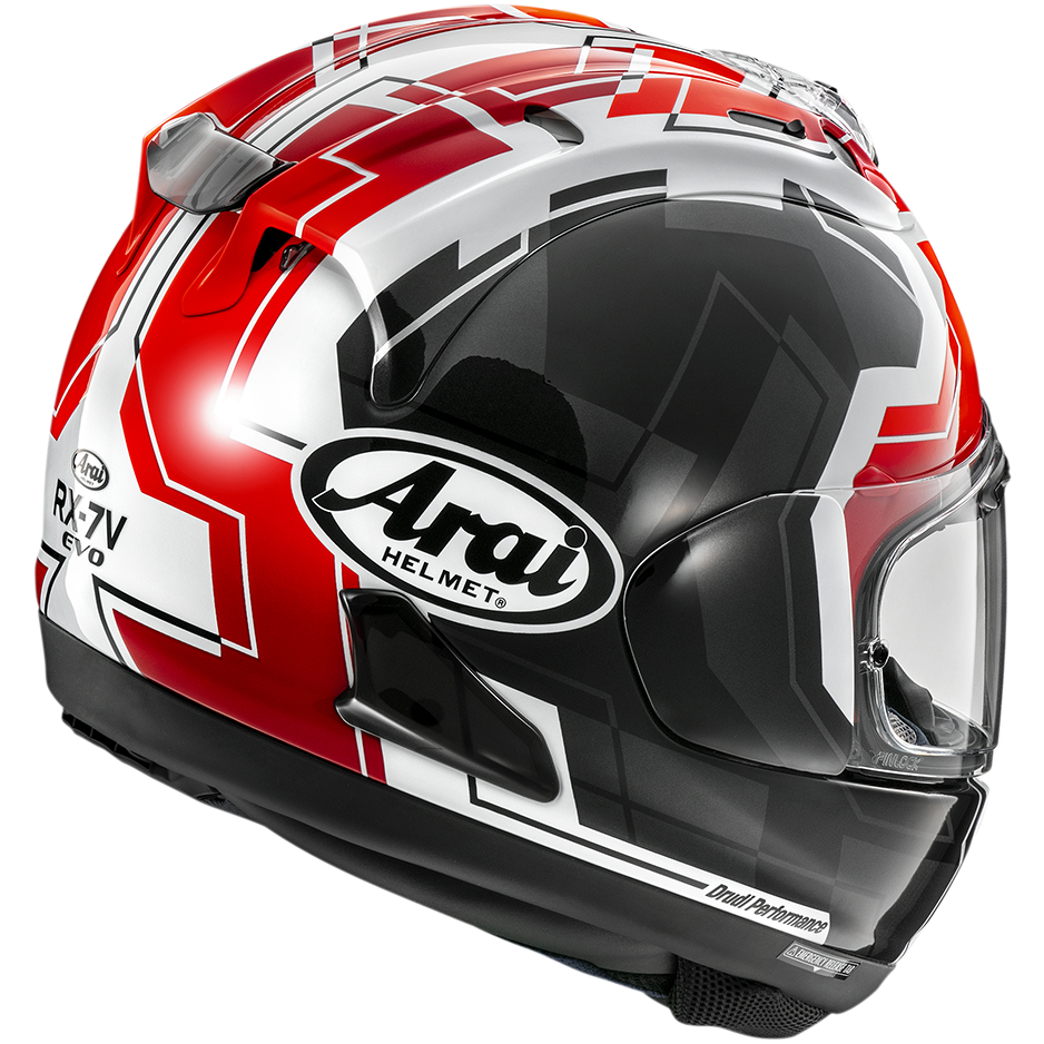 Arai RX-7V Evo JR 65 Full Face Helmet Red (Image 2) - ThrottleChimp