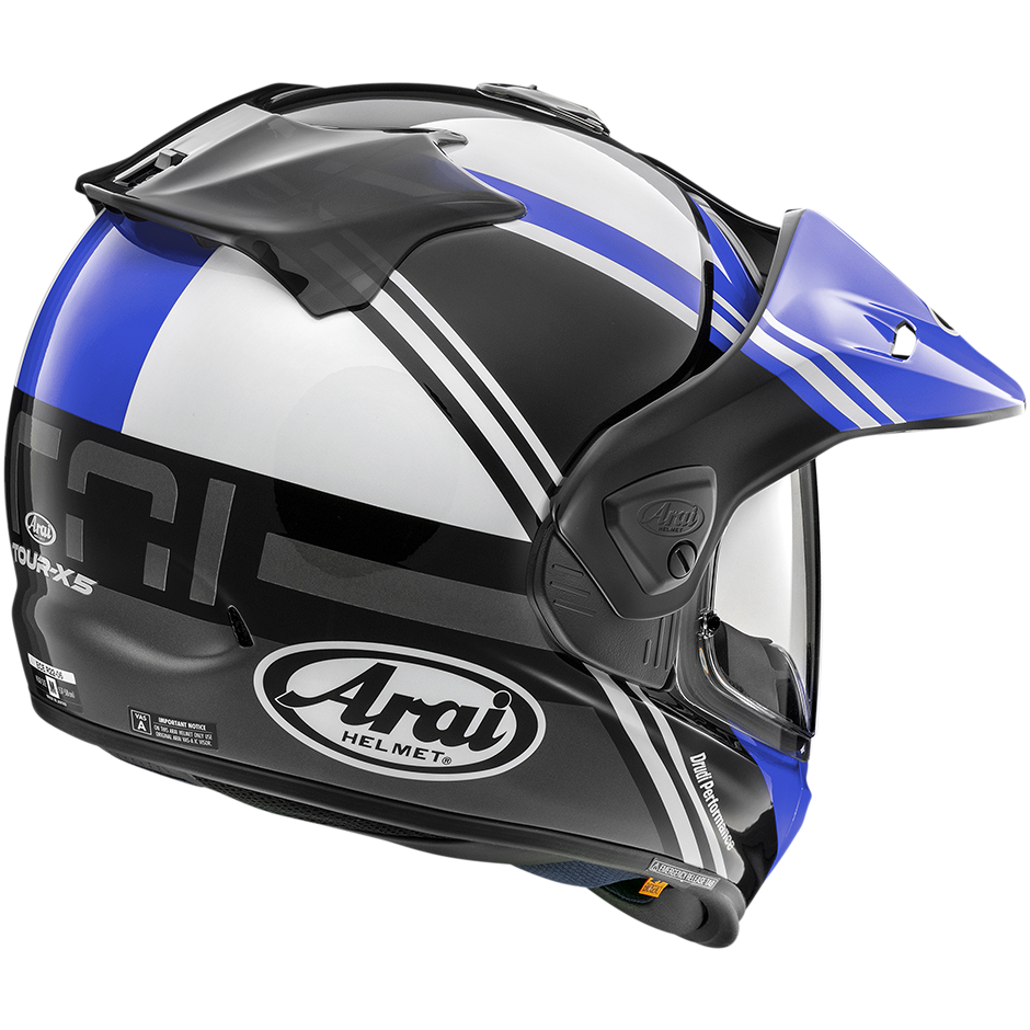 Arai Tour-X 5 Cosmic MX Helmet Blue (Image 2) - ThrottleChimp