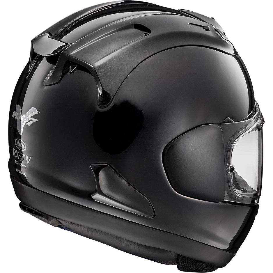 Arai RX-7V Evo Solid Full Face Helmet Diamond Black (Image 2) - ThrottleChimp