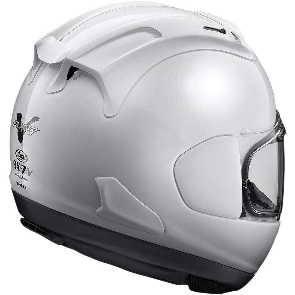 Arai RX-7V Evo Solid Full Face Helmet Diamond White (Image 2) - ThrottleChimp