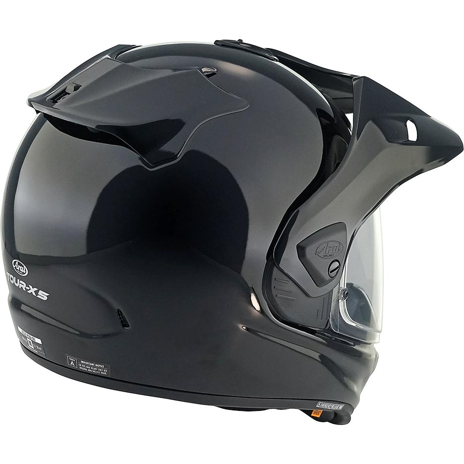 Arai Tour-X 5 Solid MX Helmet Diamond Black (Image 2) - ThrottleChimp