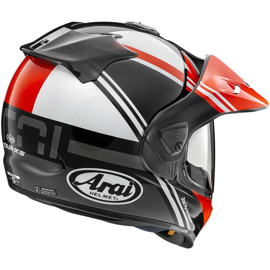 Arai Tour-X 5 Cosmic MX Helmet Red (Image 2) - ThrottleChimp