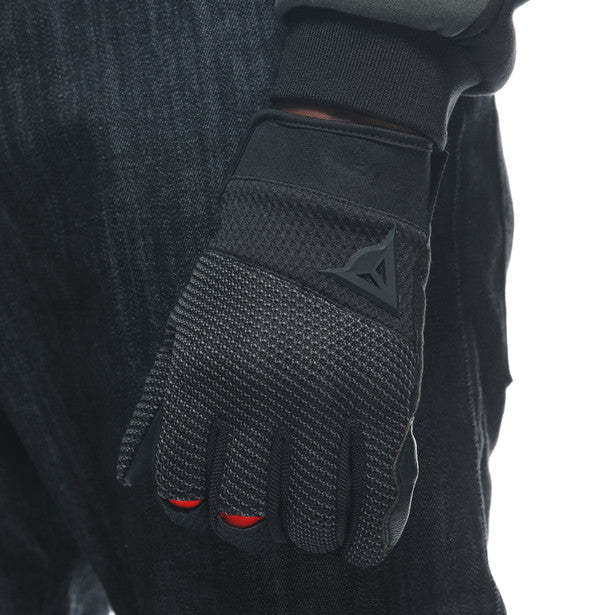 Dainese Torino Mesh Textile Gloves Black / Anthracite (Image 14) - ThrottleChimp