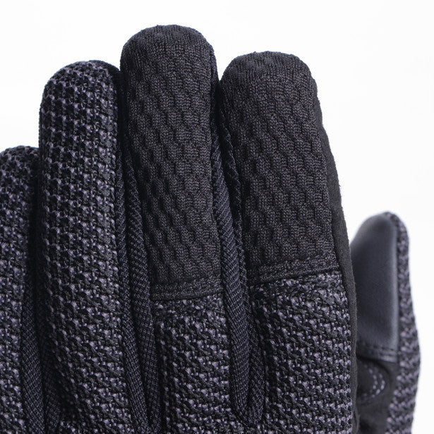 Dainese Torino Mesh Textile Gloves Black / Anthracite (Image 10) - ThrottleChimp