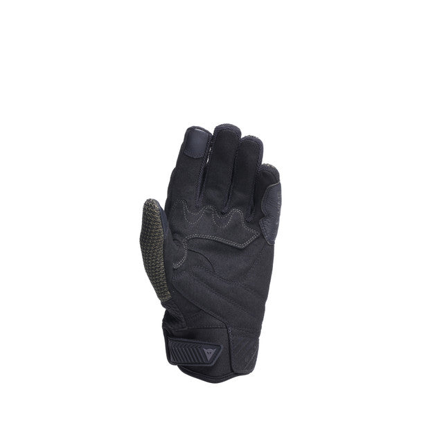 Dainese Torino Mesh Textile Gloves Grape Leaf Green / Black (Image 4) - ThrottleChimp