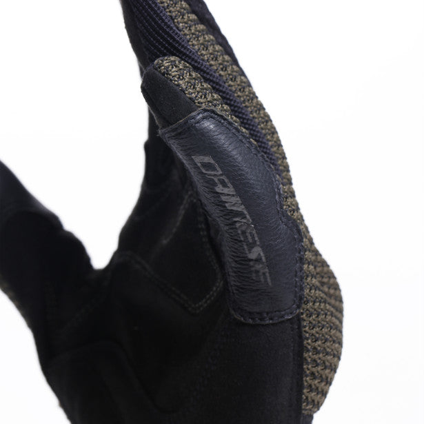 Dainese Torino Mesh Textile Gloves Grape Leaf Green / Black (Image 7) - ThrottleChimp