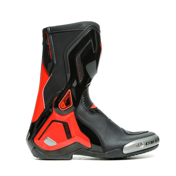 Dainese Torque 3 Out Boots Black / Fluo Red (Image 2) - ThrottleChimp