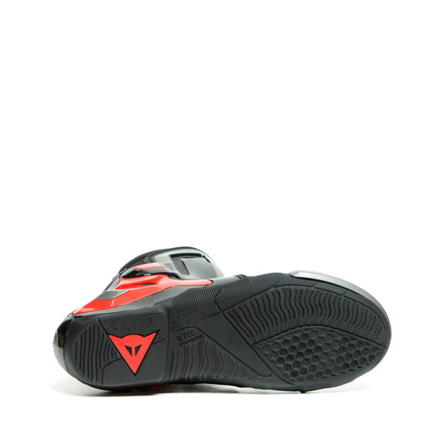 Dainese Torque 3 Out Boots Black / Fluo Red (Image 4) - ThrottleChimp