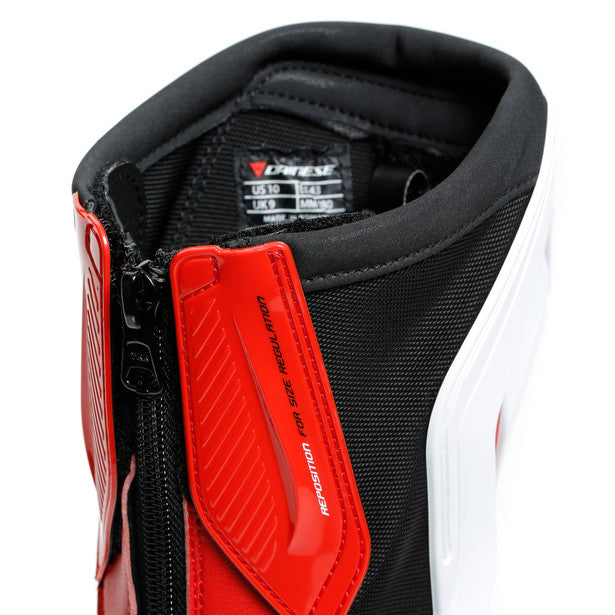 Dainese Torque 3 Out Boots Black / White / Lava Red (Image 7) - ThrottleChimp
