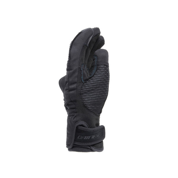 Dainese Trento D-Dry Ladies Gloves Black / Ocean Depth (Image 4) - ThrottleChimp