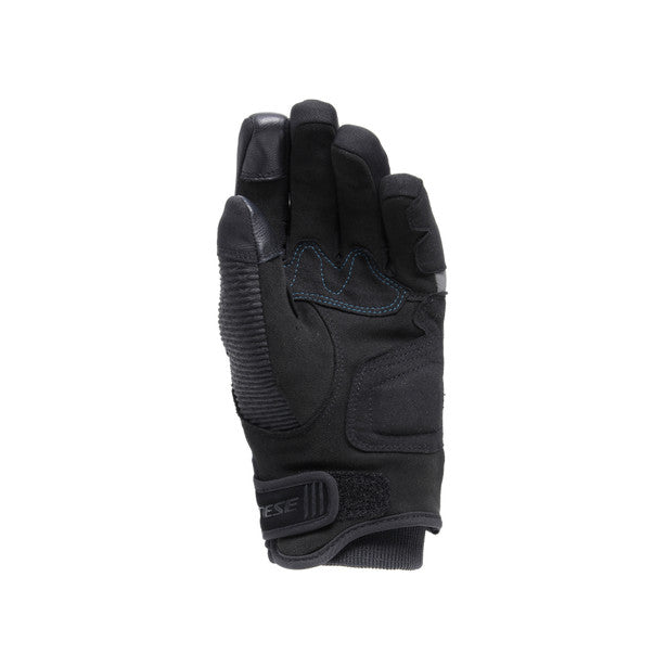 Dainese Trento D-Dry Ladies Gloves Black / Ocean Depth (Image 5) - ThrottleChimp