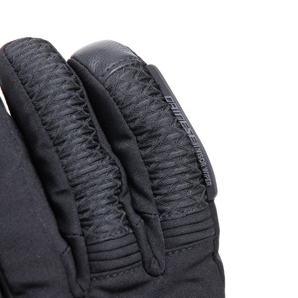 Dainese Trento D-Dry Ladies Gloves Black / Ocean Depth (Image 7) - ThrottleChimp