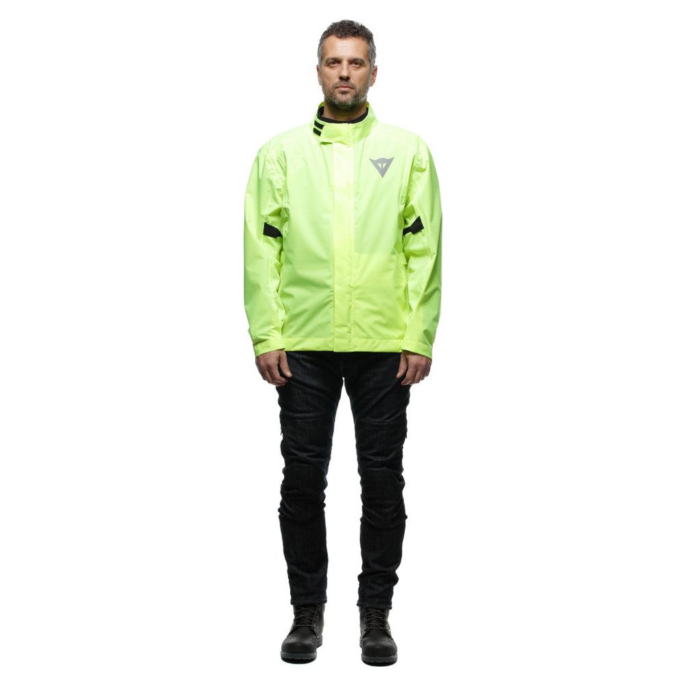 Dainese Ultralight Rain Over Jacket Fluo Yellow FREE 1 YEAR Returns, FREE UK Delivery | ThrottleChimp