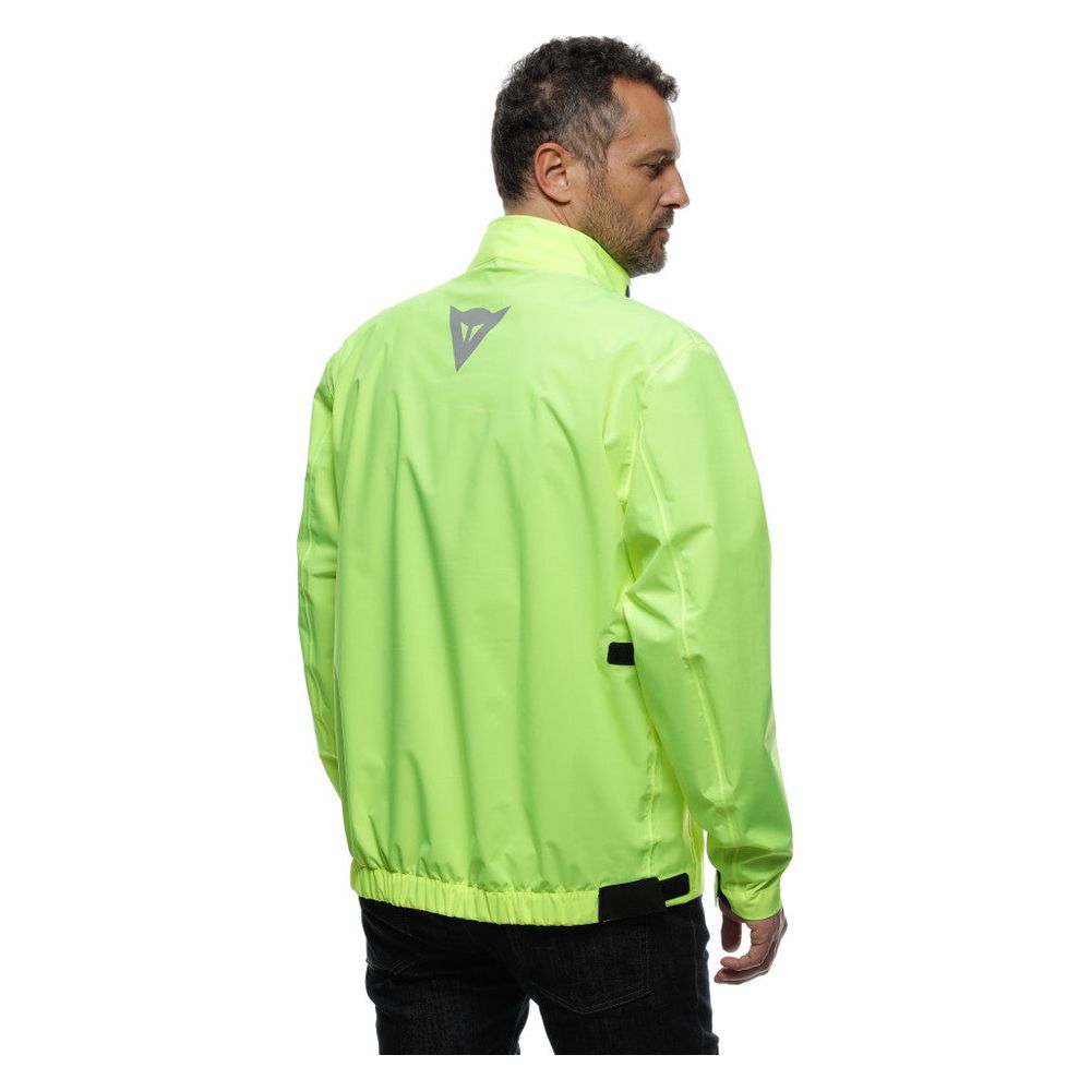 Dainese Ultralight Rain Over Jacket Fluo Yellow FREE 1 YEAR Returns, FREE UK Delivery | ThrottleChimp