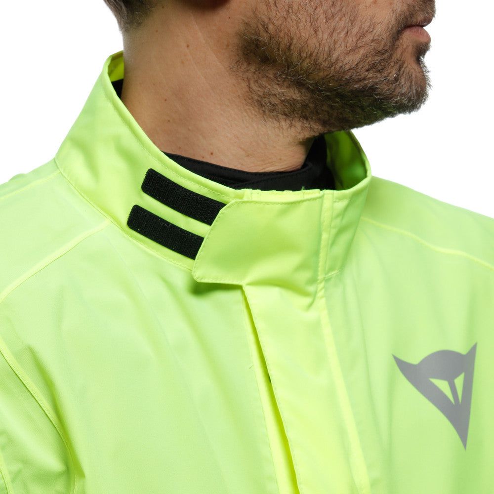 Dainese Ultralight Rain Over Jacket Fluo Yellow FREE 1 YEAR Returns, FREE UK Delivery | ThrottleChimp