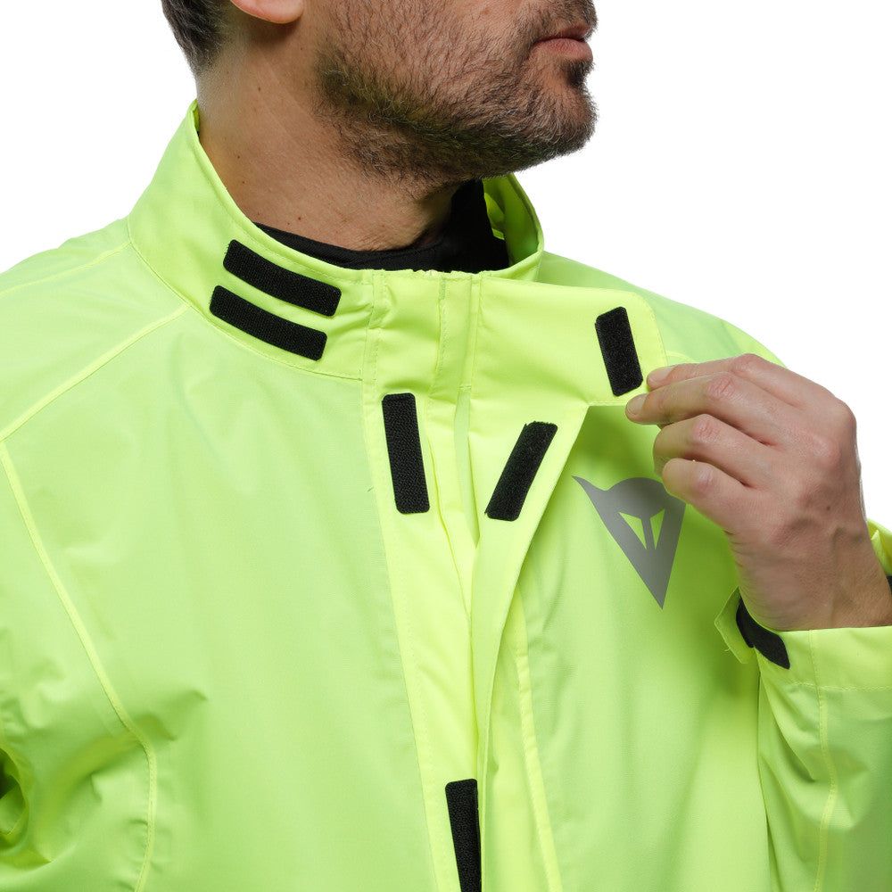 Dainese Ultralight Rain Over Jacket Fluo Yellow FREE 1 YEAR Returns, FREE UK Delivery | ThrottleChimp